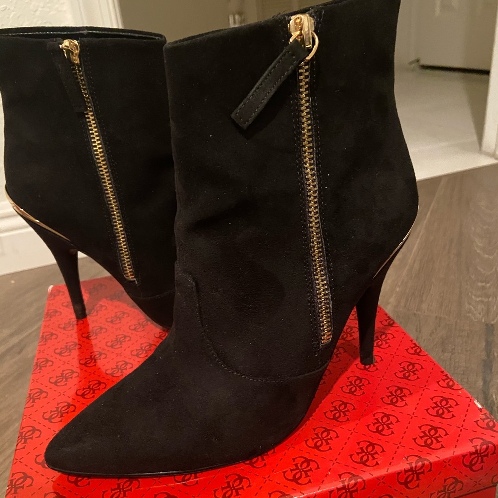 Guess suede booties